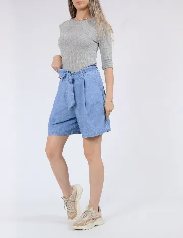 Pantaloni scurti Vero Moda, albastru