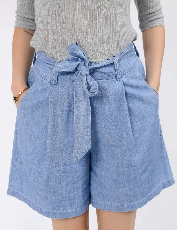 Pantaloni scurti Vero Moda, albastru