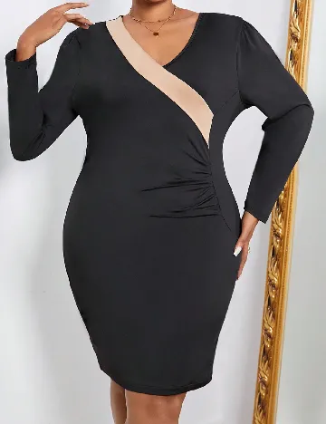 Rochie scurta SHEIN CURVE, negru