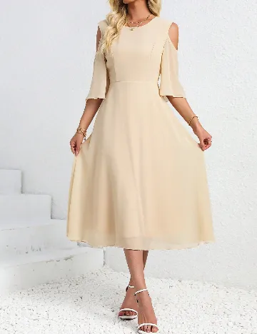 Rochie medie SHEIN, crem