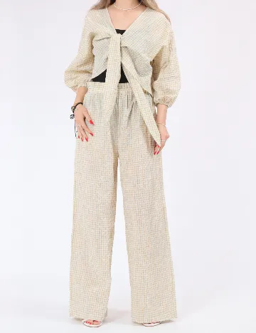 Pantaloni Vero Moda, crem