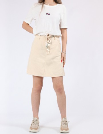 Fusta Vero Moda, crem