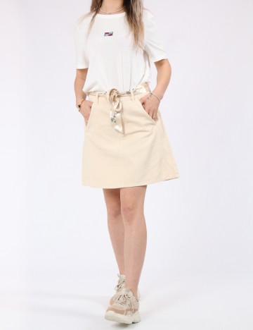 Fusta Vero Moda, crem