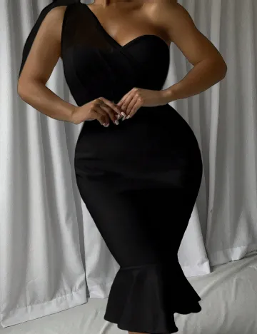 Rochie scurta SHEIN CURVE, negru