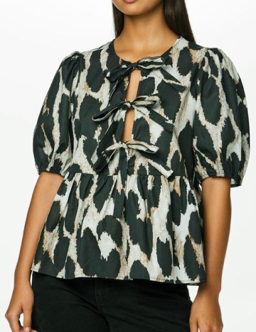 Bluza Pieces, verde