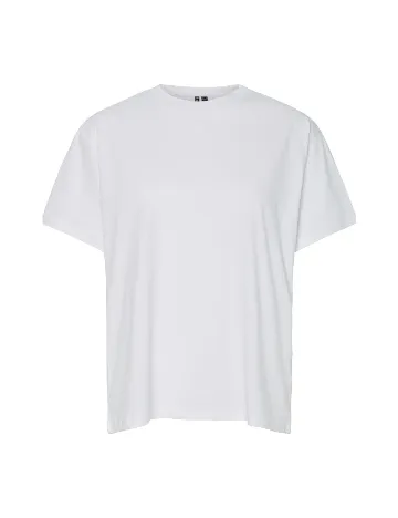 Tricou Pieces, alb