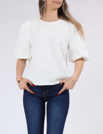Bluza Pieces, alb