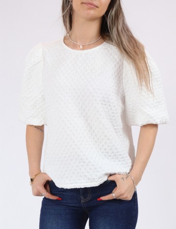 Bluza Pieces, alb