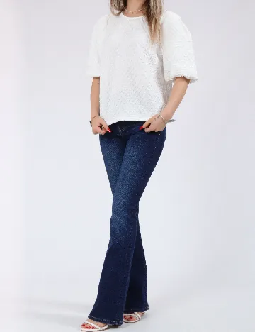 Bluza Pieces, alb