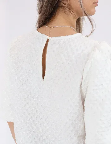 Bluza Pieces, alb