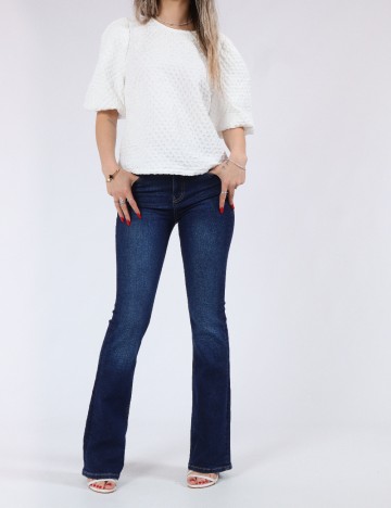 Bluza Pieces, alb