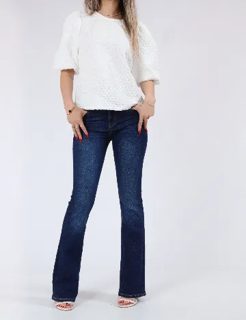 Bluza Pieces, alb