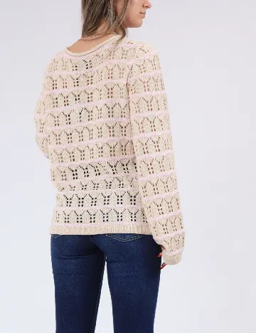 Bluza Pieces, crem Crem