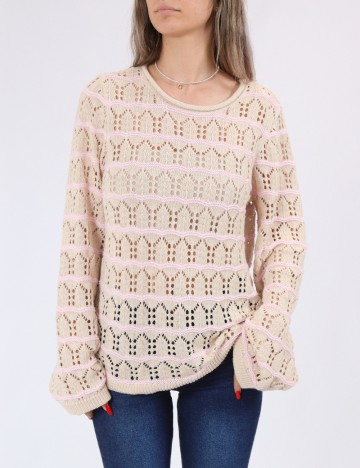 Bluza Pieces, crem