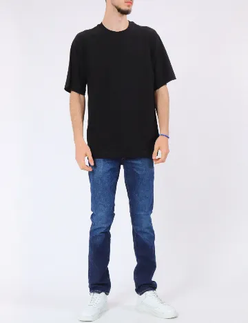 Tricou Oversize Jack&Jones, negru Negru
