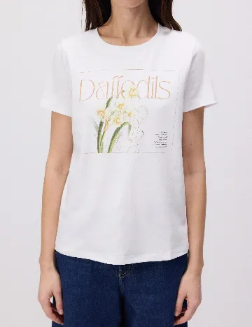 Tricou Reserved, alb