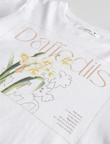 Tricou Reserved, alb