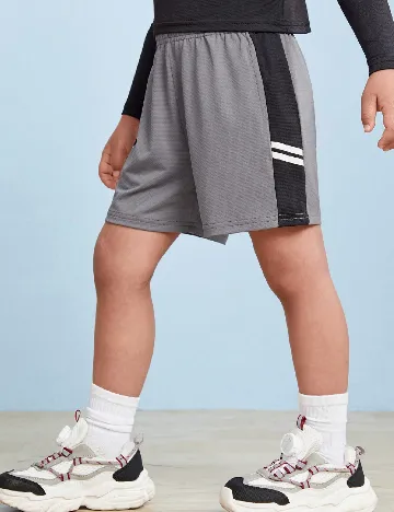 Pantaloni scurti Shein Kids, gri