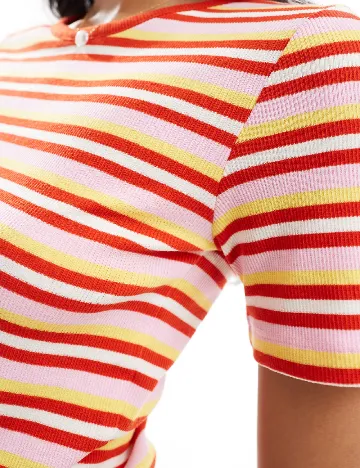 Tricou Pieces, mix culori