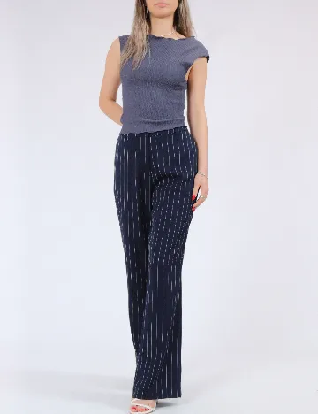 Pantaloni Vero Moda, bleumarin