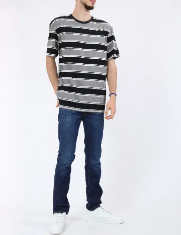 Tricou Jack&Jones, negru/gri Gri