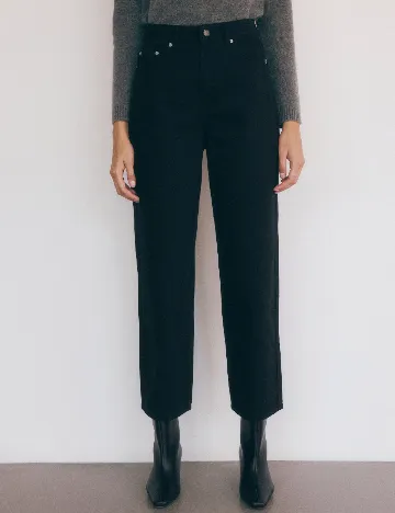 Blugi Reserved, negru Negru