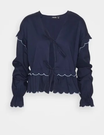 Bluza Pieces, albastru
