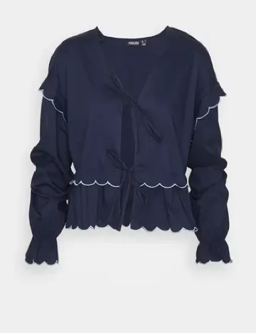 Bluza Pieces, albastru