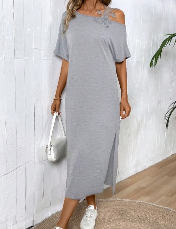 Rochie medie SHEIN, gri