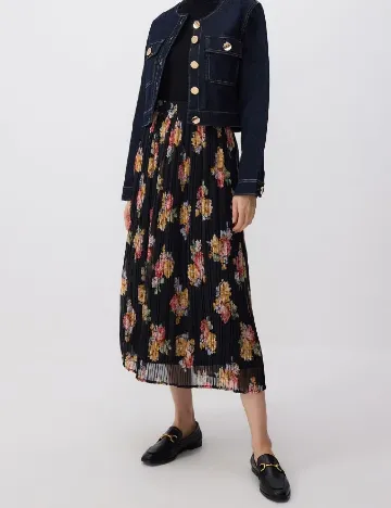 Fusta Reserved, floral print