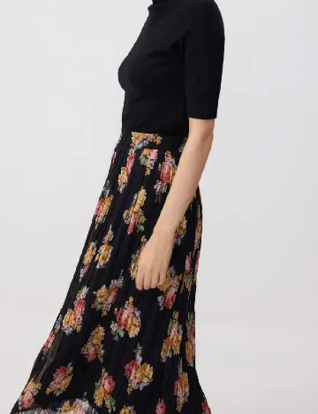 Fusta Reserved, floral print