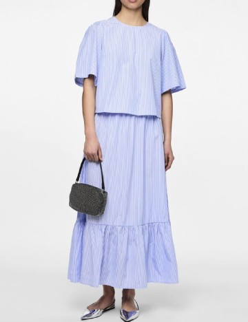 Bluza Pieces, albastru