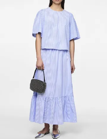 Bluza Pieces, albastru