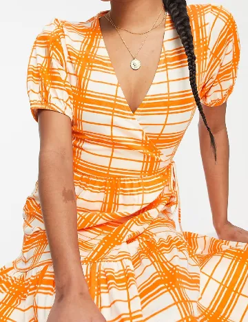 Rochie medie ASOS, portocaliu
