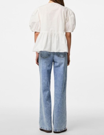 Bluza Pieces, alb