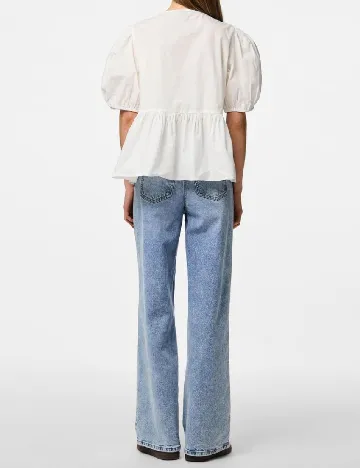 Bluza Pieces, alb