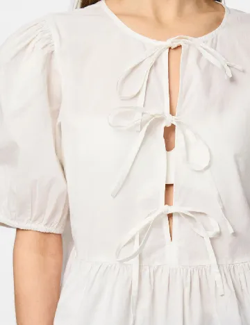 Bluza Pieces, alb
