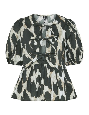 Bluza Pieces Plus Size, verde