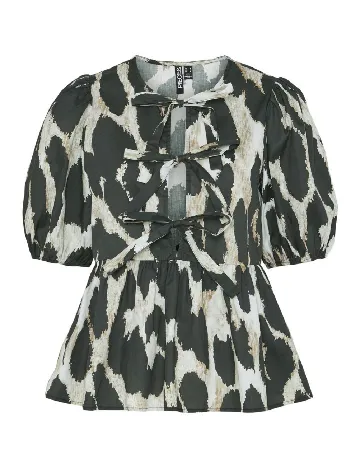 Bluza Pieces Plus Size, verde