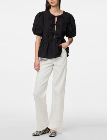 Bluza Pieces, negru