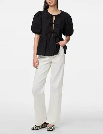 Bluza Pieces, negru