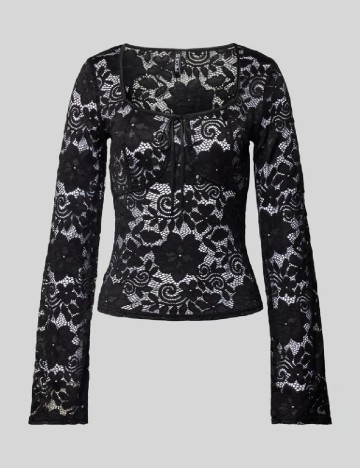 Bluza Pieces, negru