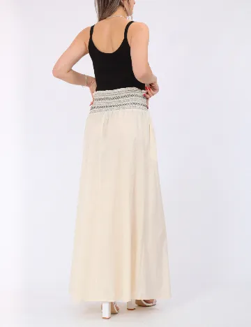 Fusta Vero Moda, crem
