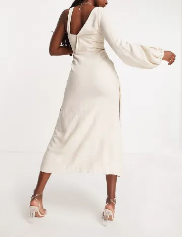 Rochie medie ASOS, crem Crem