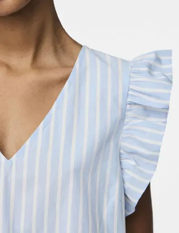 Bluza Pieces, albastru
