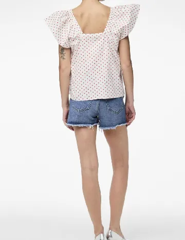 Bluza Pieces, alb