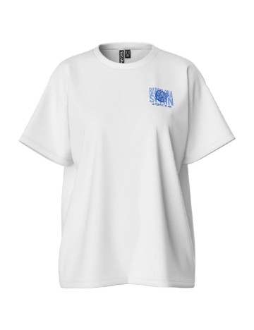 Tricou Pieces, alb