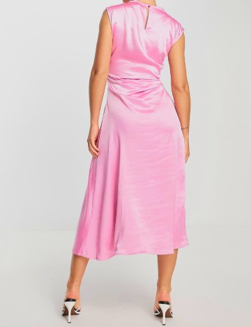Rochie medie Pretty Lavish, roz