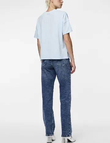 Tricou Pieces, bleu