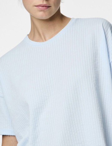 Tricou Pieces, bleu